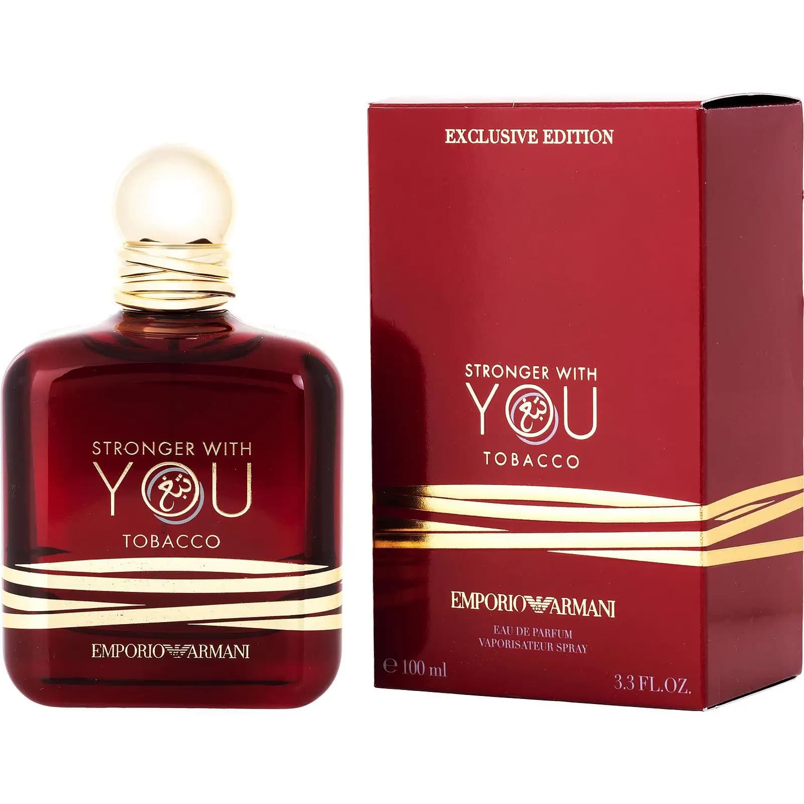 عطر ادکلن جیورجیو آرمانی استرانگر ویت یو توباکو مردانه Armani Stronger With You Tobacco درجه ۱ سوئیس — تصویر ۲