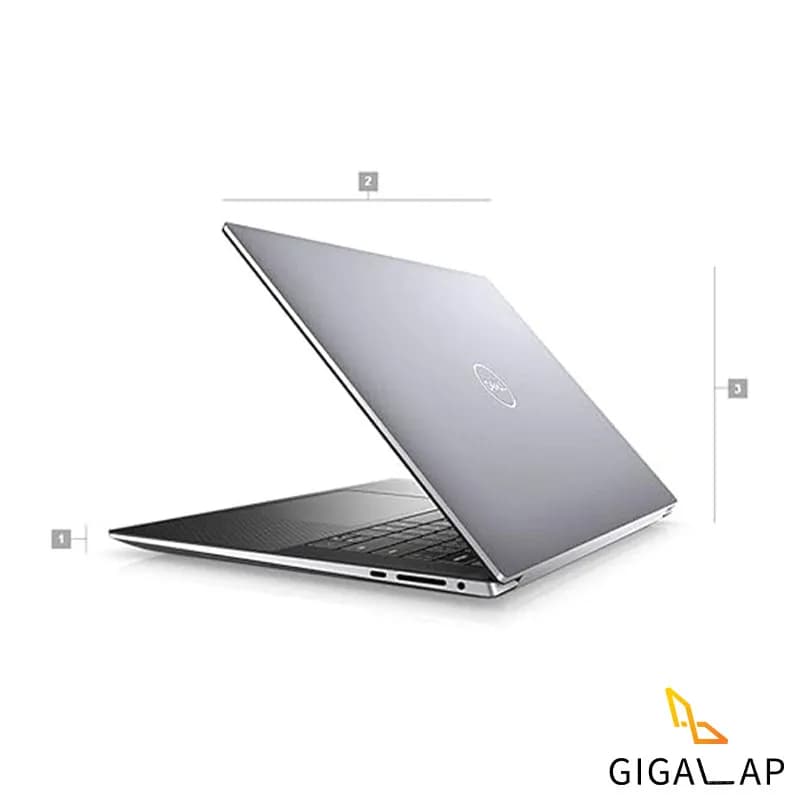 لپ تاپ DELL Precision 5550 مدل I7 10750H 16GB 1TB SSD 4GB QUADRO T1000 15,6 INCH FHD — تصویر ۳