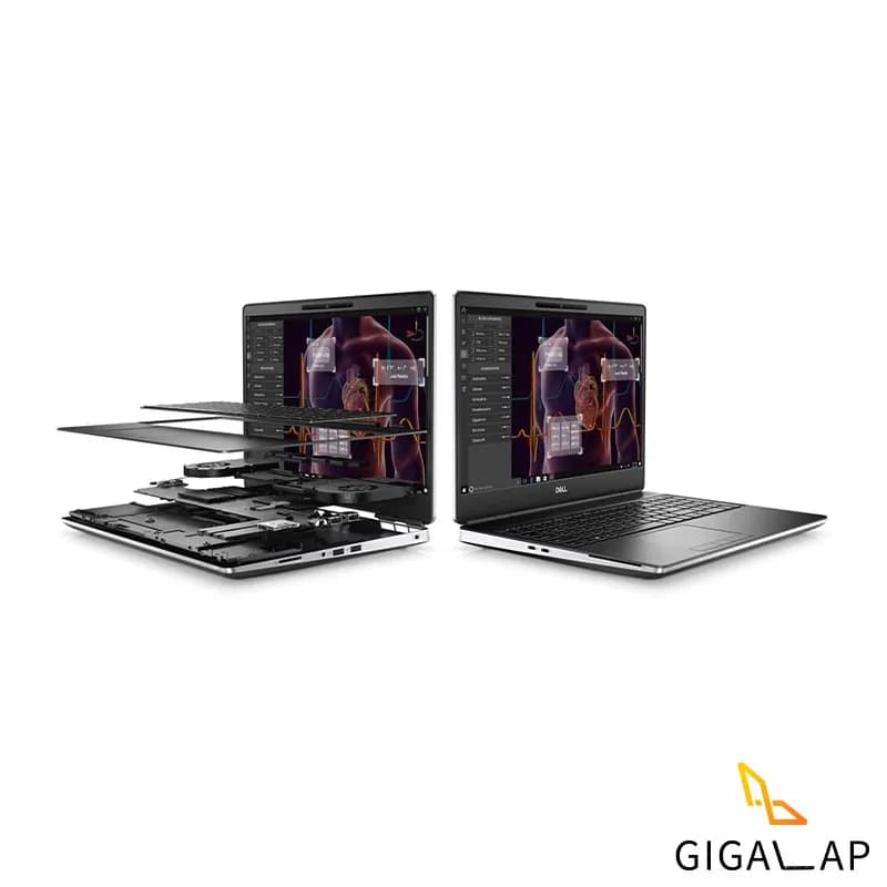 لپ تاپ DELL Precision 7550 مدل i7 10850H 16GB 512GB SSD 4GB QUADRO T2000 15,6 INCH FHD — تصویر ۴