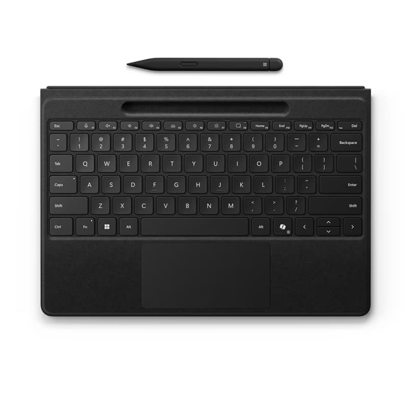 کیبورد بی سیم تبلت مایکروسافت مدل Surface Pro Flex Keyboard with Slim Pen 2 مناسب برای تبلت مایکروسافت سرفیس Pro 8/Pro 9/Pro 10/Pro 11 به همراه قلم اسلیم 2