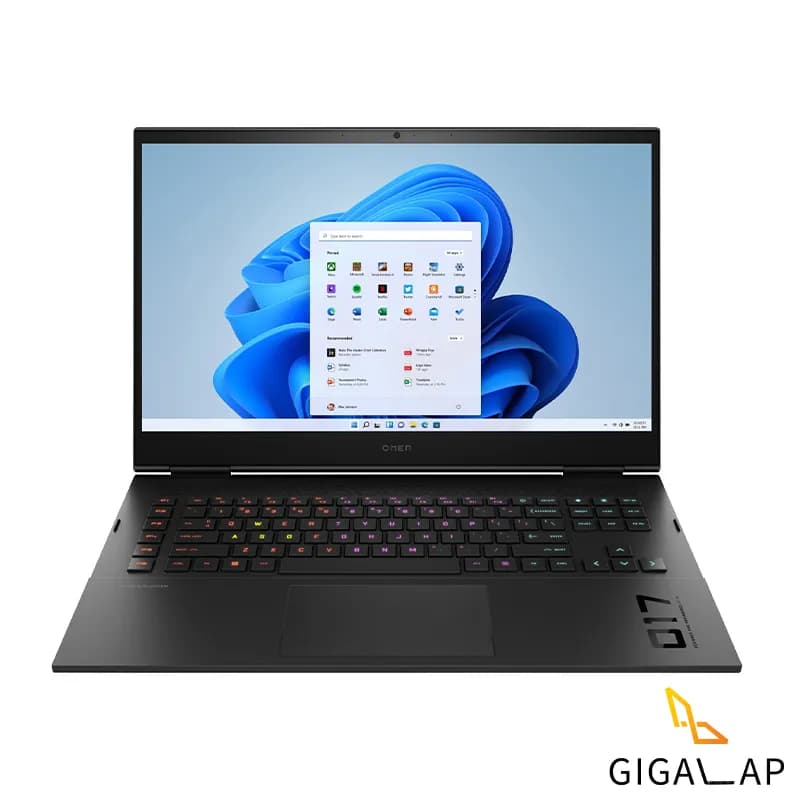 لپ تاپ استوک گیمینگ اچ پی Omen 17x مدل i7 12800HX 32Gb 1TB SSD 16GB RTX 3080Ti 17” 2K 165Hz