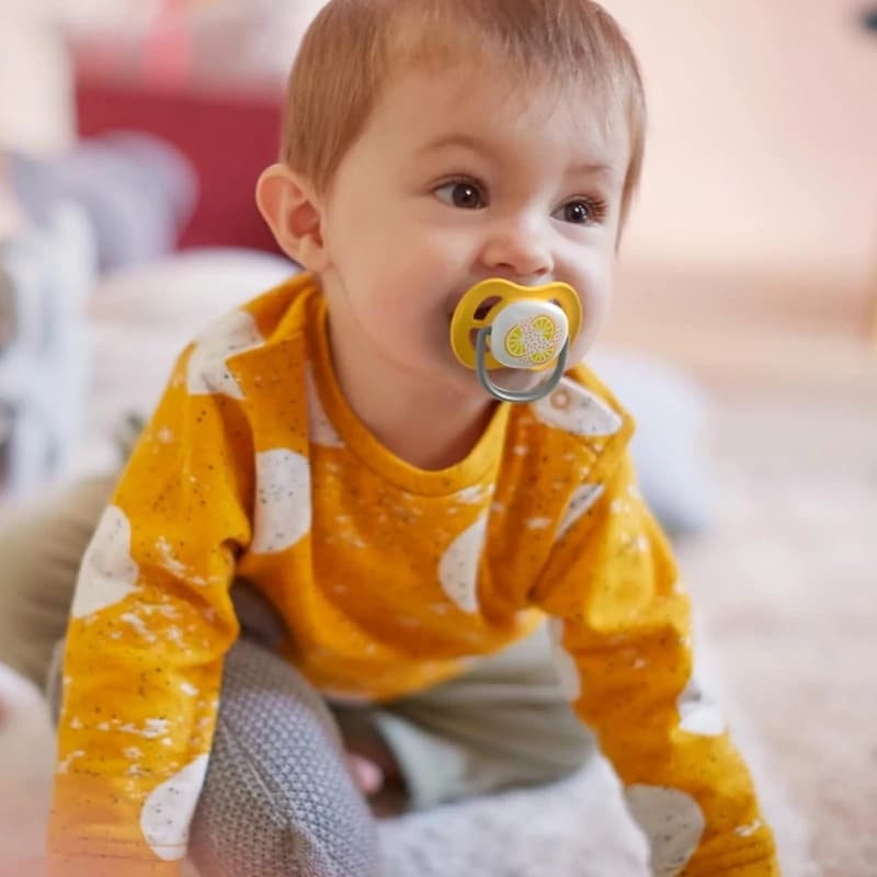 پستانک ارتودنسی 18-6 ماه اونت Philips Avent (لیمو) — تصویر ۴