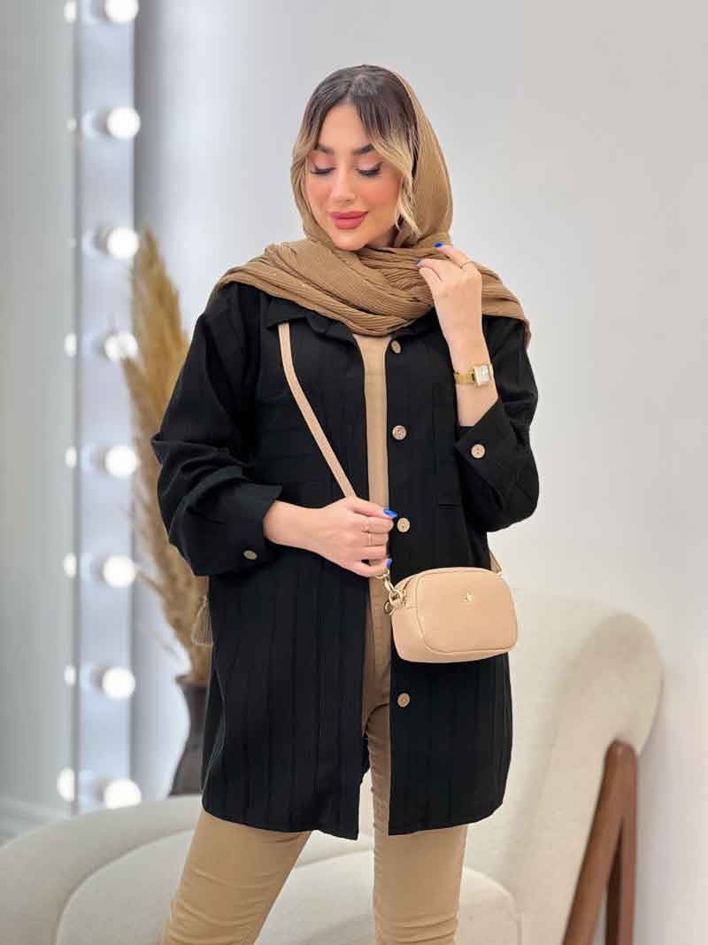 مانتو دو جیب لارا کد 4795 — تصویر ۵