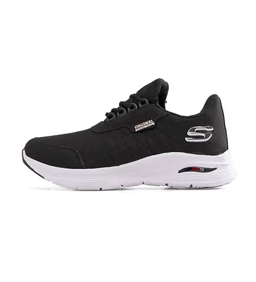 کفش روزمره مردانه Skechers چرم مصنوعی بنددار مدل 49477