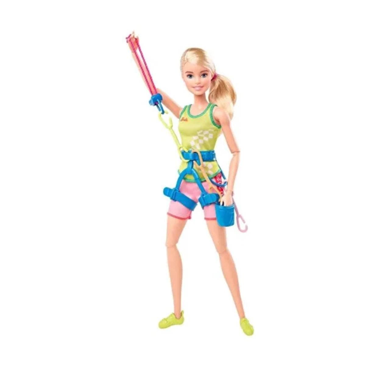 عروسک باربی المپیک مدل صخره نورد Mattel