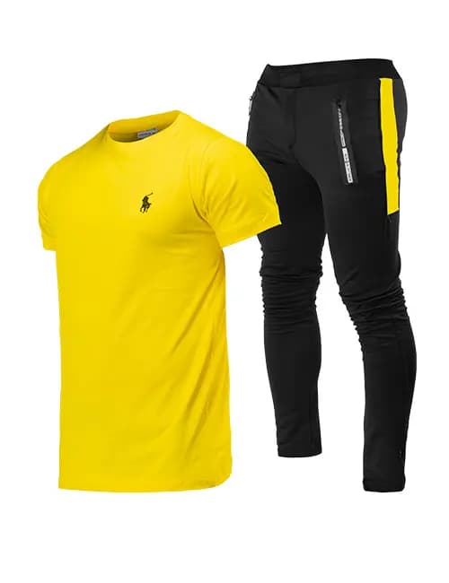 ست تیشرت و شلوار مردانه Polo مدل 38097
