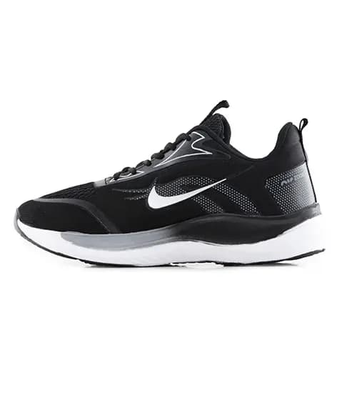 کفش اسپرت Nike مردانه مشکی سفید بندی مدل 47804