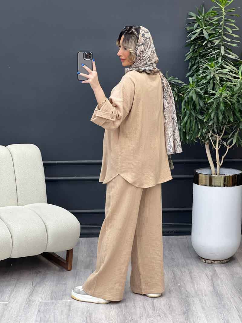 ست شومیز و شلوار آتنا کد 4760 — تصویر ۵