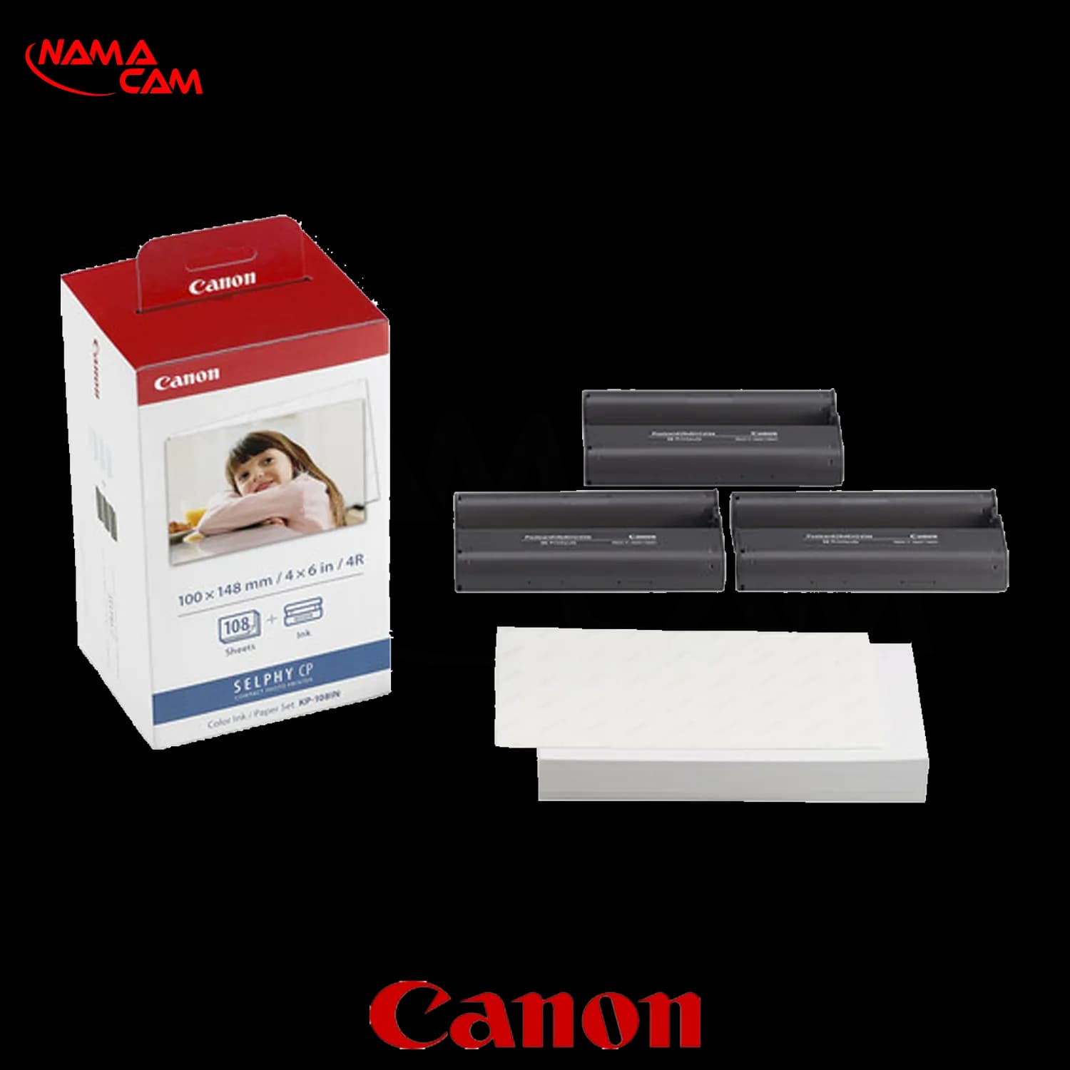 کارتریج و کاغذ کانن مدل Canon KP-108IN
