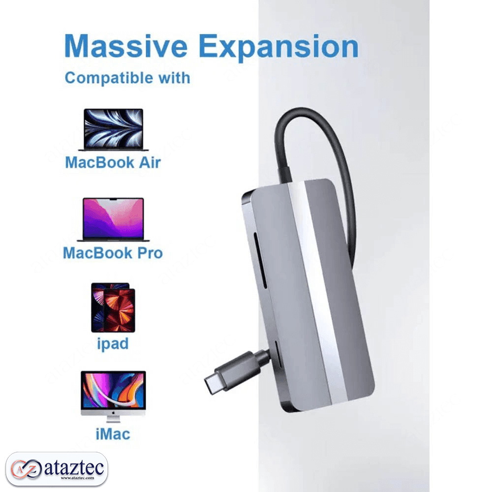 هاب 7پورت USB 3.0 مدلBYL-2108 — تصویر ۴