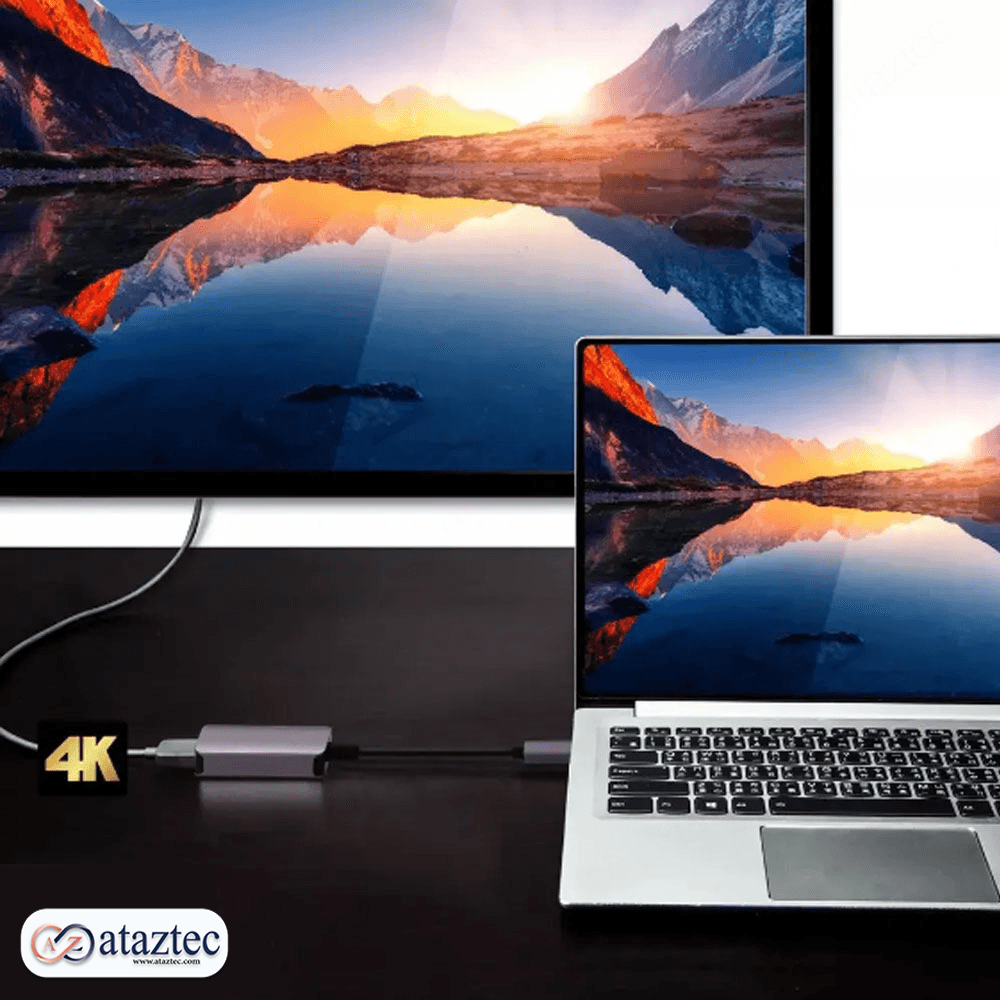 هاب تبدیل Type-C\HDMIمدل BLY-2006A | با پشتیبانی از وضوح 4K و طراحی آلومینیومی سبک — تصویر ۳