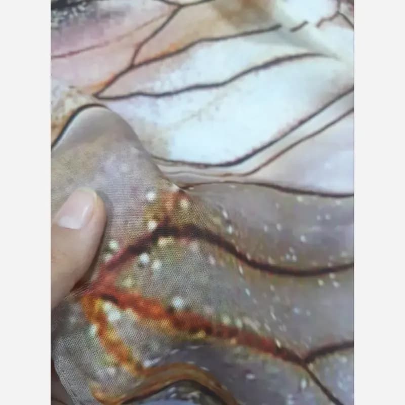 روسری نخ کاستوم طرح نگار قواره 140 دور چرخ دوز مزونی پرز نمیدهد — تصویر ۱۲