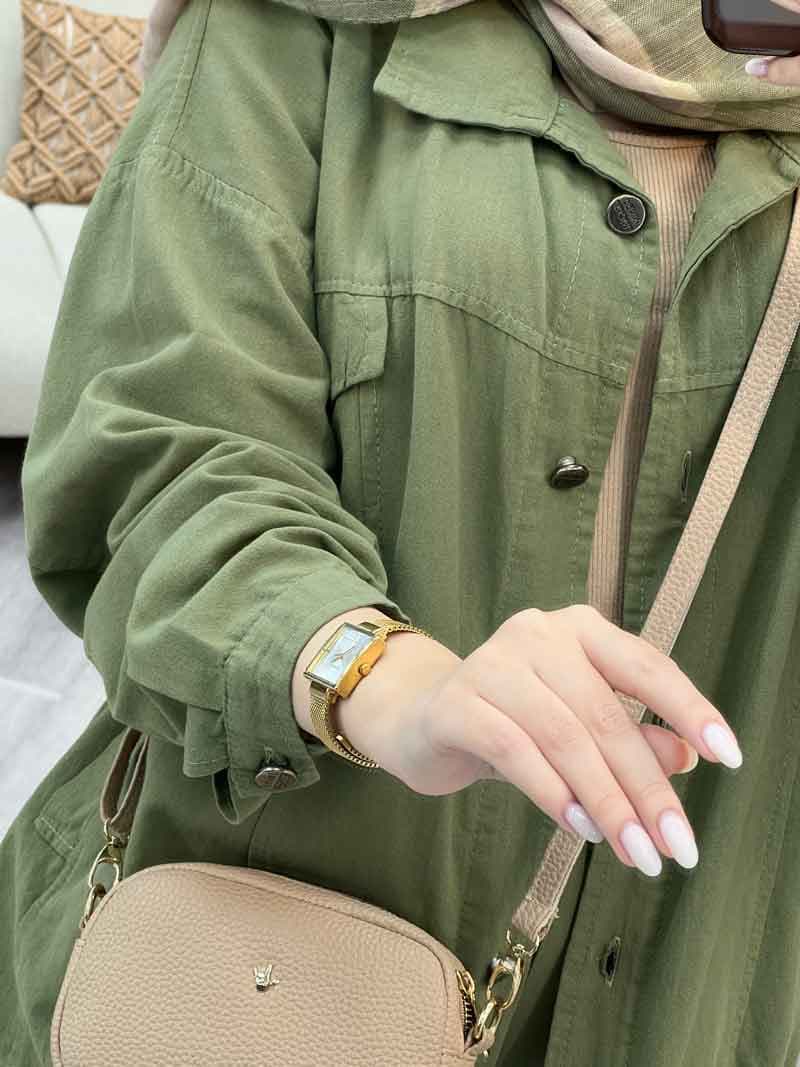 ست مانتو و شلوار چهار جیب کد 3029 — تصویر ۷