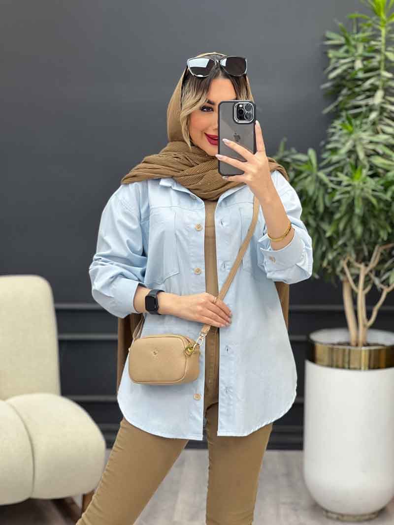 مانتو دو جیب دیانا کد 4710 — تصویر ۳