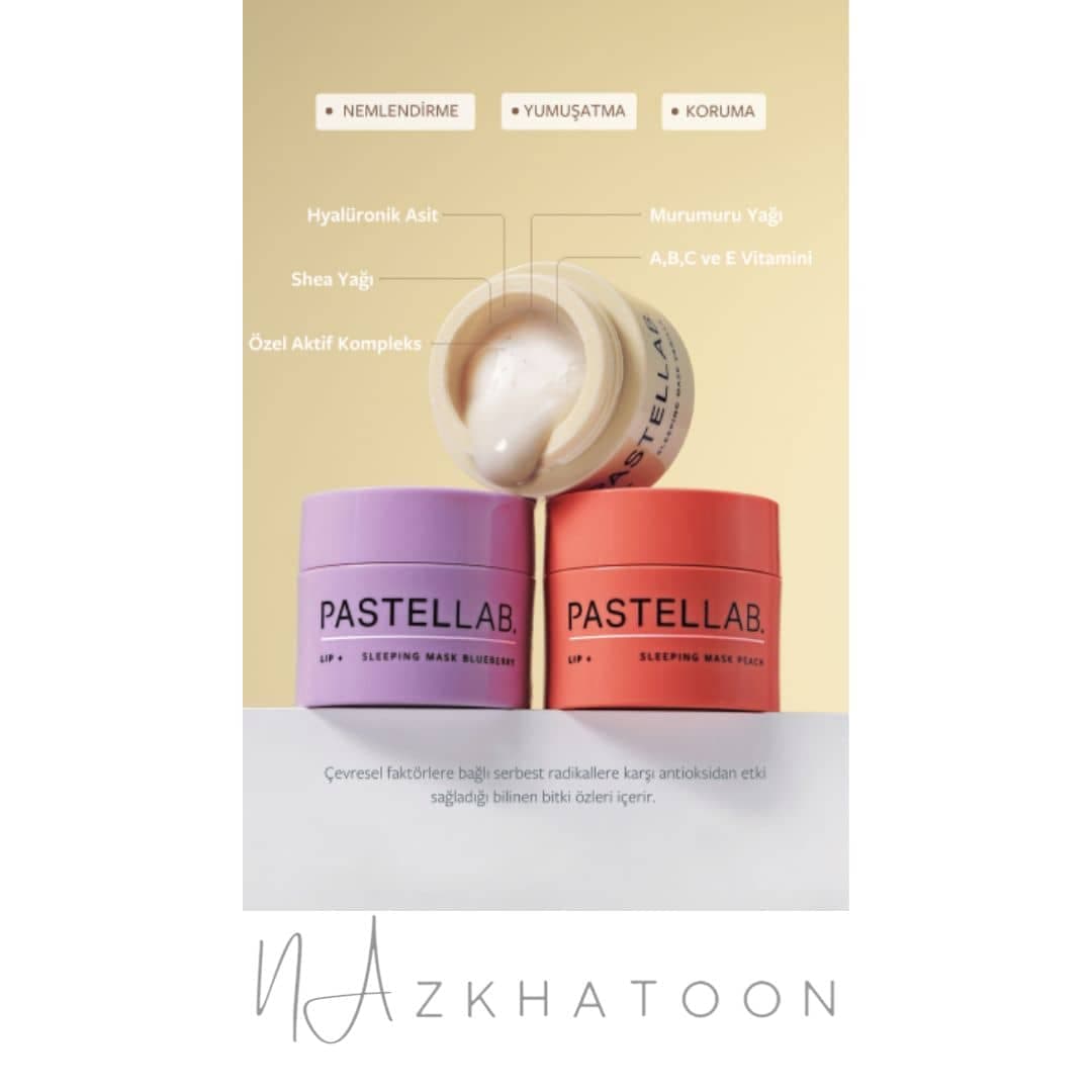 ماسک لب هلو پاستل | Pastel Lip Sleeping Mask Peach — تصویر ۳