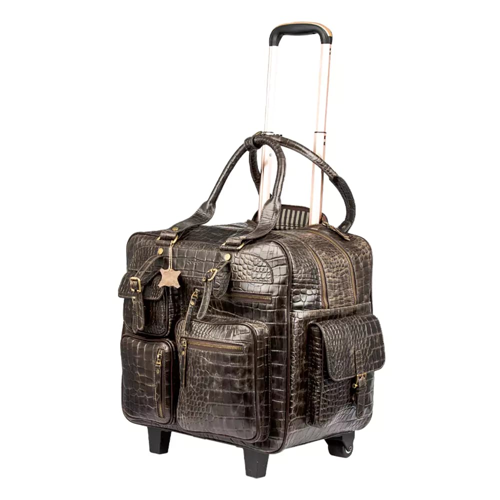 ساک مسافرتی دوچرخ چرم کروکو مدل اوبرت — تصویر ۶