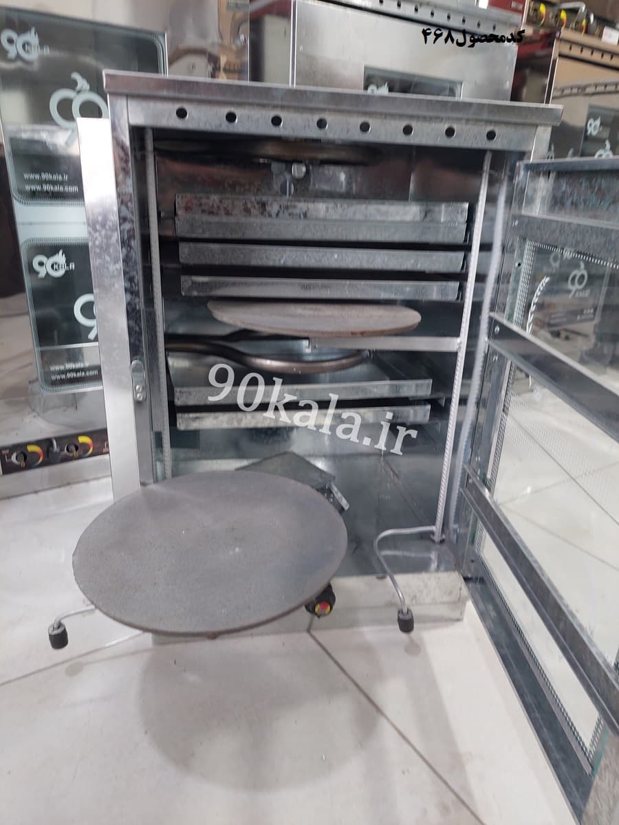 تنور گالوانیزه 6سینی + دوچدن 38 (کد468)