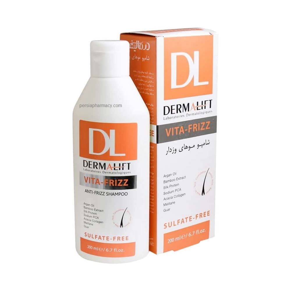 شامپو موهای وزدار ویتا فریز درمالیفت DERAMLIFT