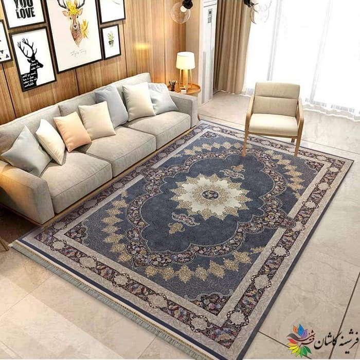 فرش طرح آروانا دودی 700 شانه تراکم 2550