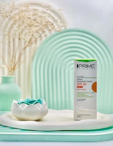 کرم ضد آفتاب رنگی پرایم SPF 60 پوست مختلط تا چرب 40 میلی لیتر — تصویر ۴