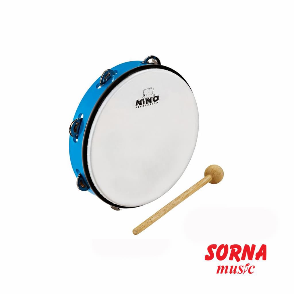 تمبورین پوستی نینو مدل NINO24SB سایز 8 اینچ