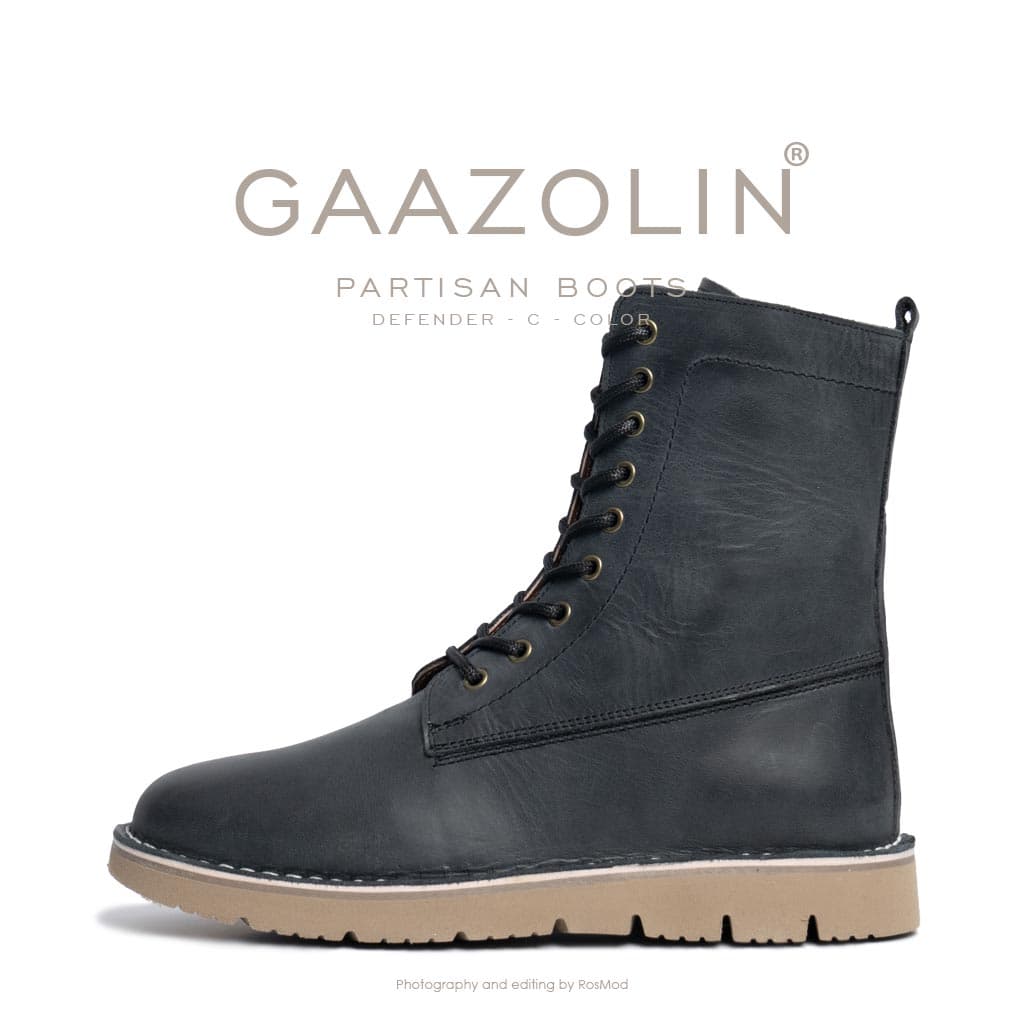 بوت پارتیزان گازولین زغالی – GAAZOLIN Partisan Boots Defender C