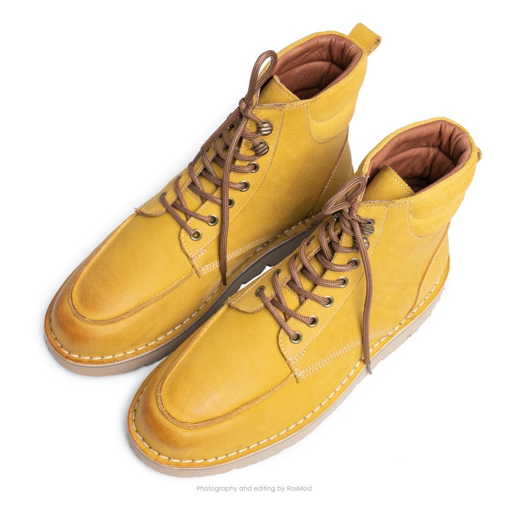 بوت هانگر گازولین زرد – GAAZOLIN Hangar Boots Banana Peel — تصویر ۳