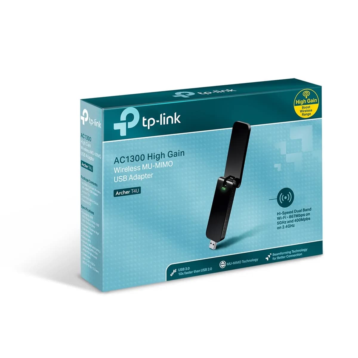 دانگل وای فای تی پی لینک مدل TP-Link Archer T4U 1300Mbps — تصویر ۳
