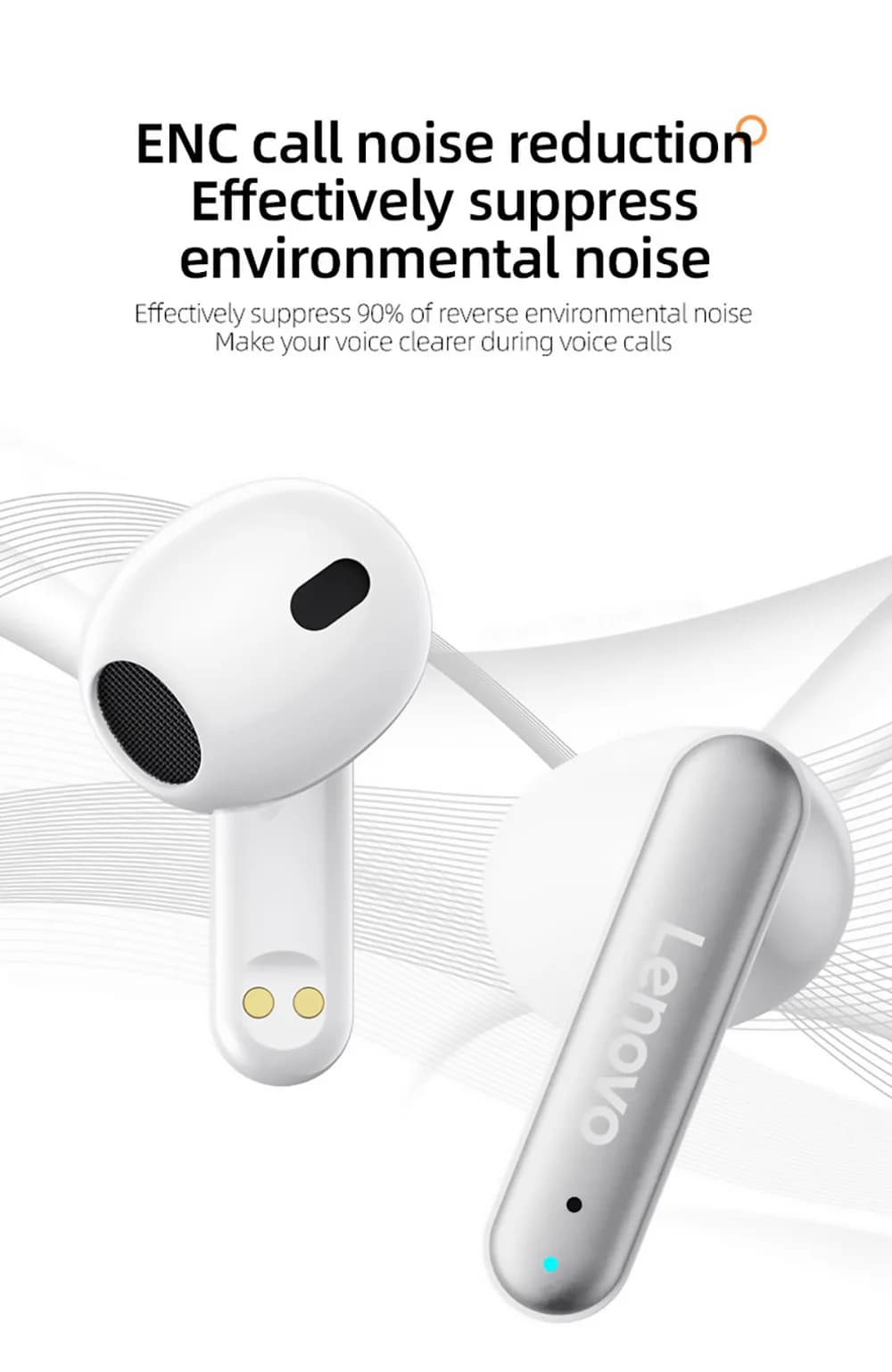ایرباد بلوتوث لنوو Lenovo LP10 TWS Earphones — تصویر ۶