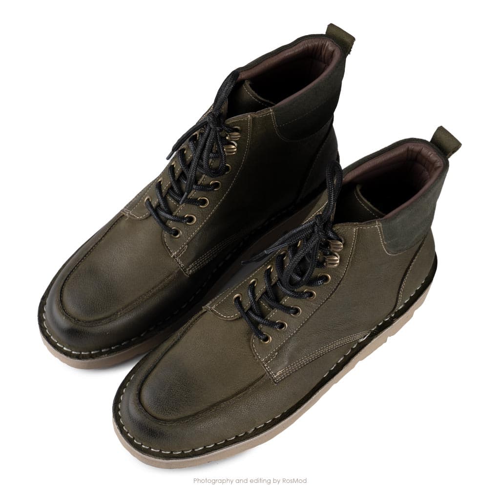 بوت هانگر گازولین سبز ارتشی – GAAZOLIN Hangar Boots Army Green — تصویر ۲