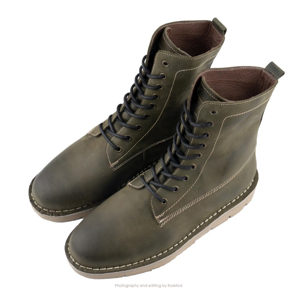 بوت پارتیزان گازولین یشمی – GAAZOLIN Partisan Boots Green Knife — تصویر ۲