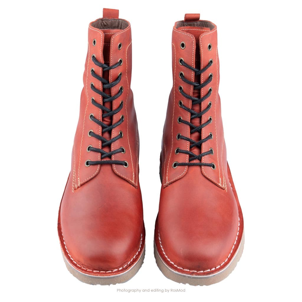 بوت پارتیزان گازولین آلبالویی – GAAZOLIN Partisan Boots Cherry Militia — تصویر ۳