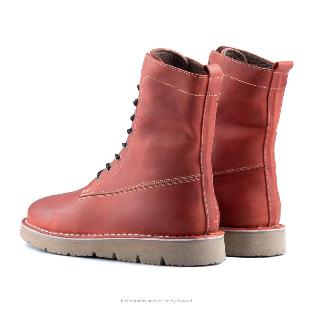 بوت پارتیزان گازولین آلبالویی – GAAZOLIN Partisan Boots Cherry Militia — تصویر ۴