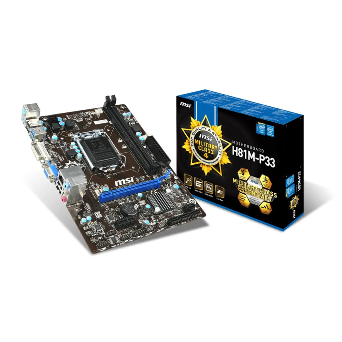 مادربرد ام اس آی MSI H81M-P33 — تصویر ۵