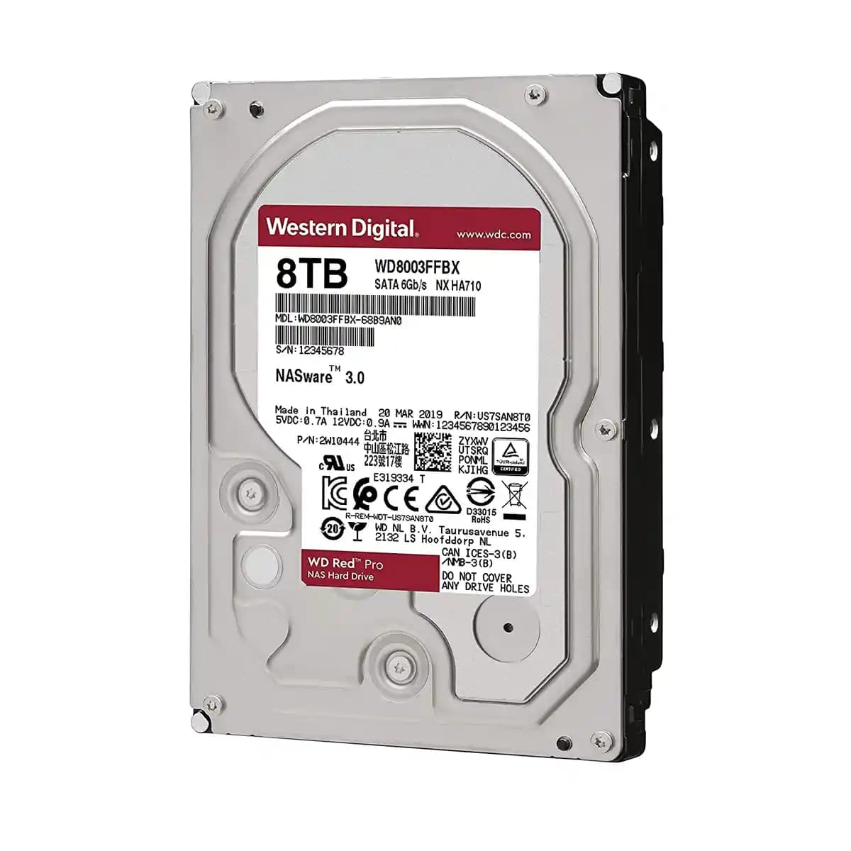 هارد وسترن دیجیتال قرمز پرو 8 ترابایت WD 8TB Red Pro HDD