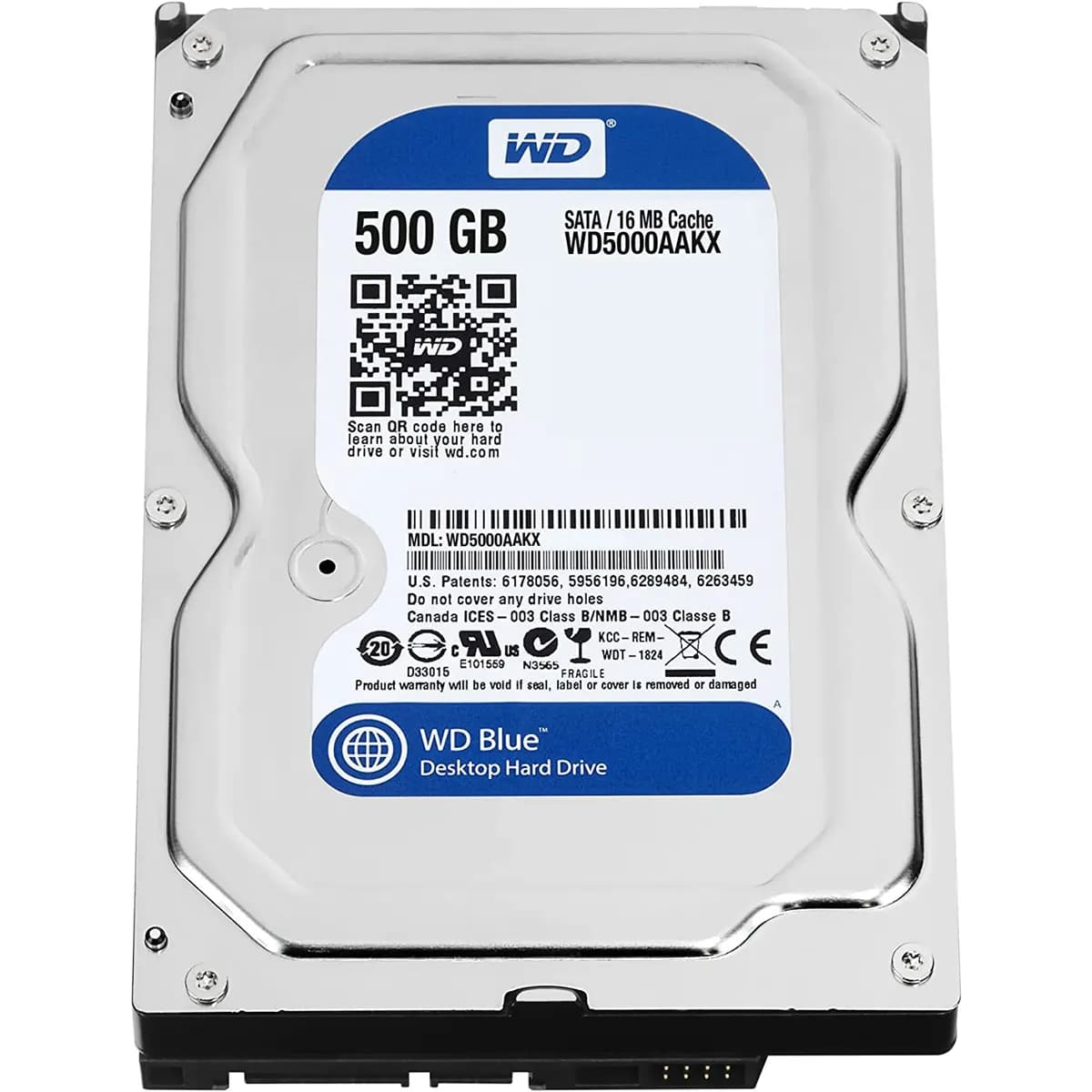 هارد وسترن دیجیتال آبی 500 گیگابایت WD 500GB Blue HDD