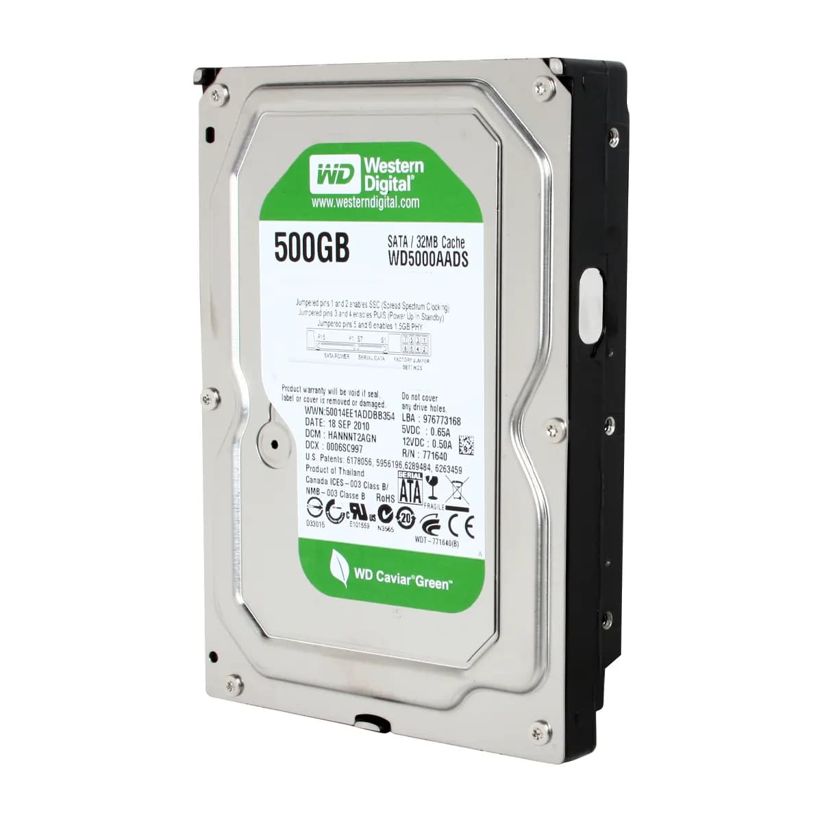 هارد وسترن دیجیتال سبز 500 گیگابایت WD 500GB Green HDD