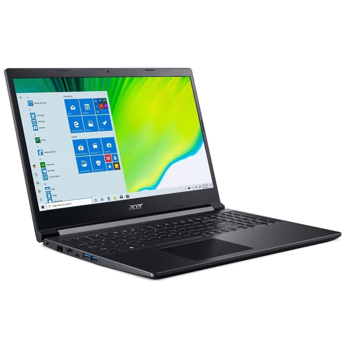 لپ تاپ گیمینگ ایسر Acer Aspire 7 A715 Gaming Laptop Intel Core i5 10300H 8GB RAM 512GB SSD GTX 1650 4GB 15.6” FHD IPS
