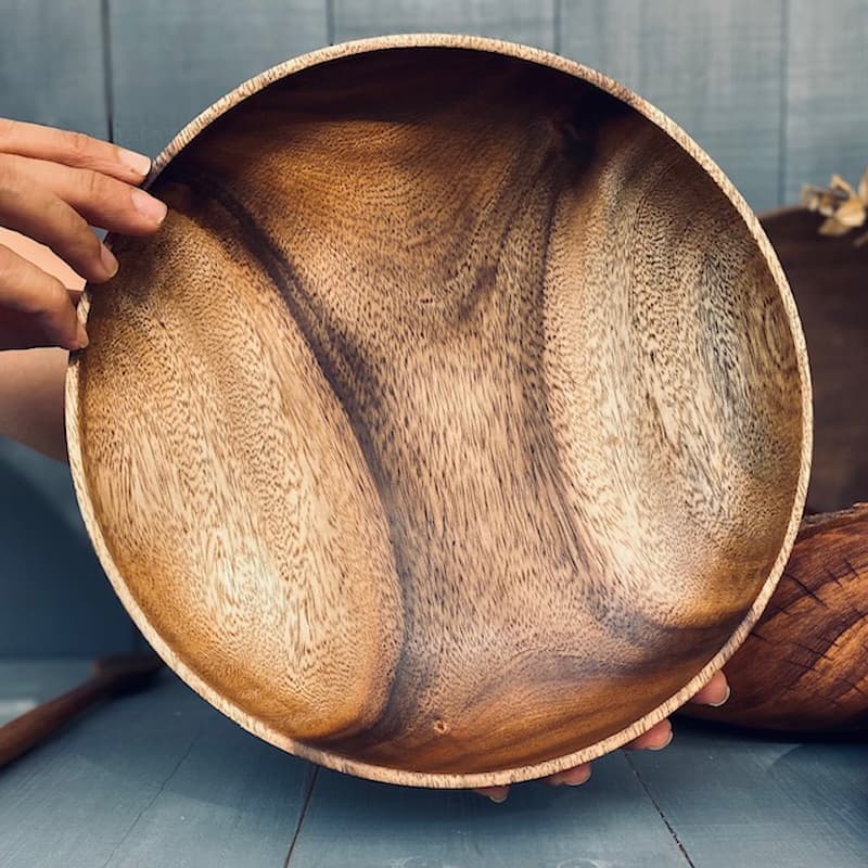 کاسه چوبی مانکی پاد کد 0232 — تصویر ۲