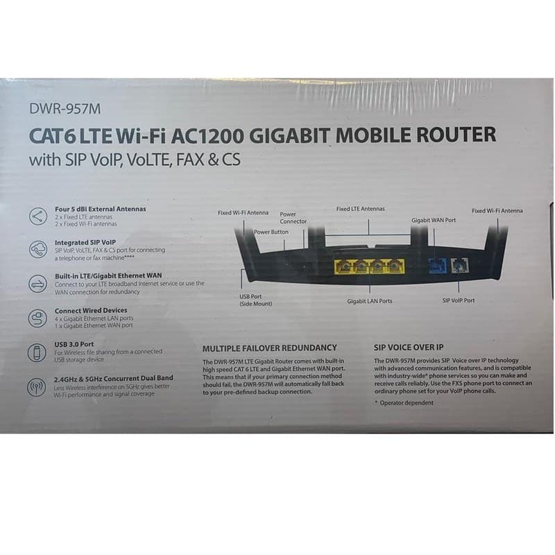 مودم 4G رومیزی بیسیم دی لینک D-Link DWR-M957 — تصویر ۳