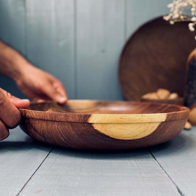ظرف چوبی کهور کد 0966