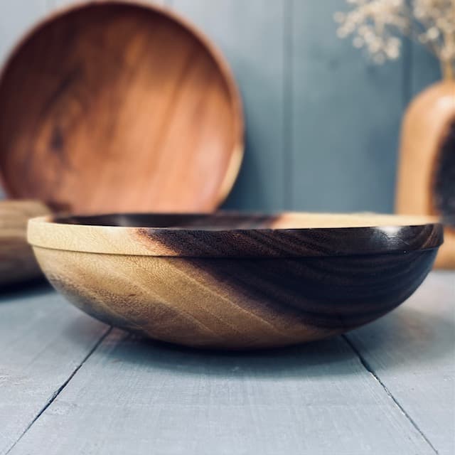 کاسه چوبی مانکی پاد کد 0205