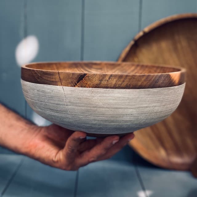 کاسه چوبی افرا کد 0200