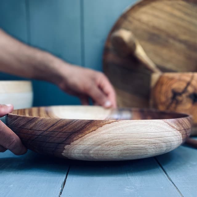 ظرف چوبی پذیرایی آکاسیا کد 945