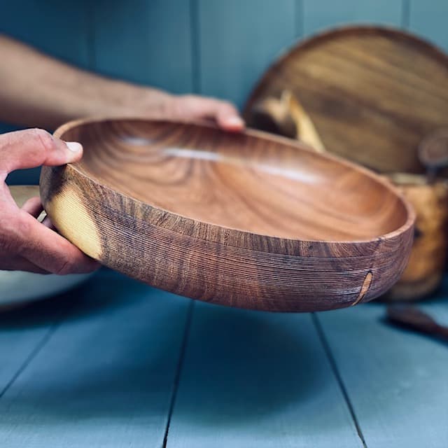 ظرف چوبی پذیرایی کهور کد 944 — تصویر ۲