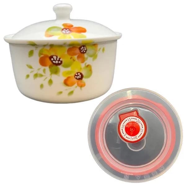 ظرف نگهدارنده مدل SUN-A کد 741 به همراه درب مخصوص ماکروویو