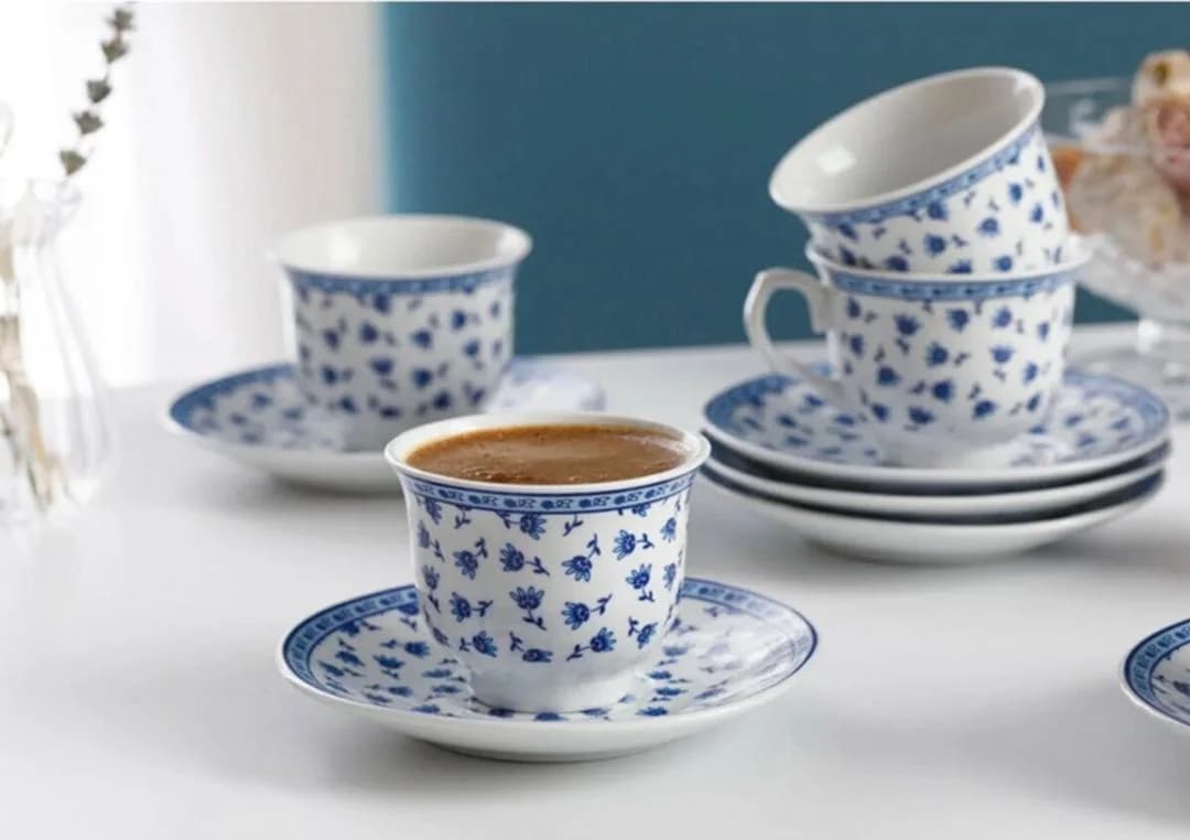 ست فنجان و نعلبکی (قهوه خوری) 12 پارچه انگلیش هوم کد 816 — تصویر ۳