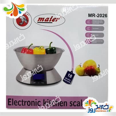 ترازو آشپزخانه مایر مدل mr-2026 — تصویر ۲