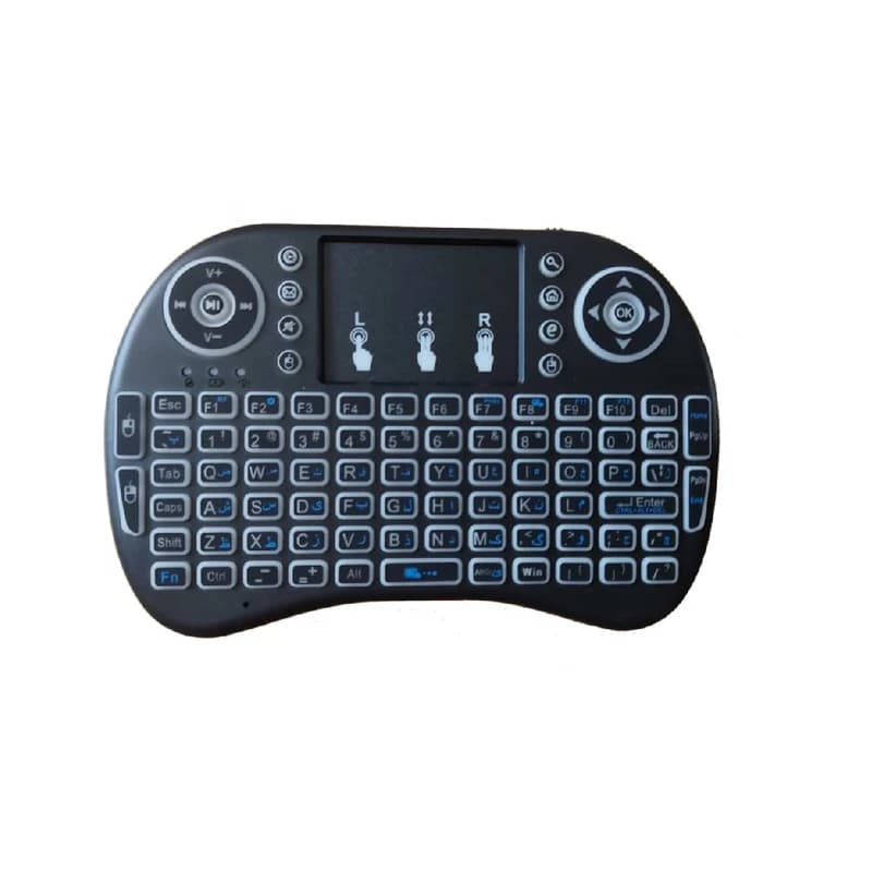 مینی کیبورد بی سیم مدل i8 MINI KEYBOARD بک لایت — تصویر ۲