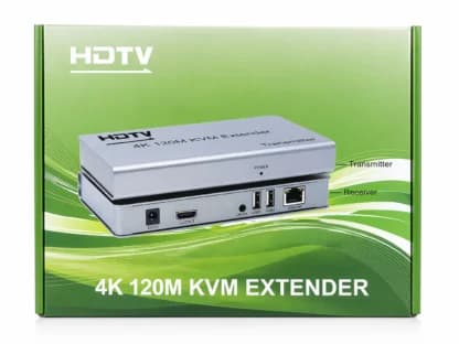 اکستندر و کی وی ام 120 متری HDMI 4k تحت شبکه دارای خروجی صدا — تصویر ۵